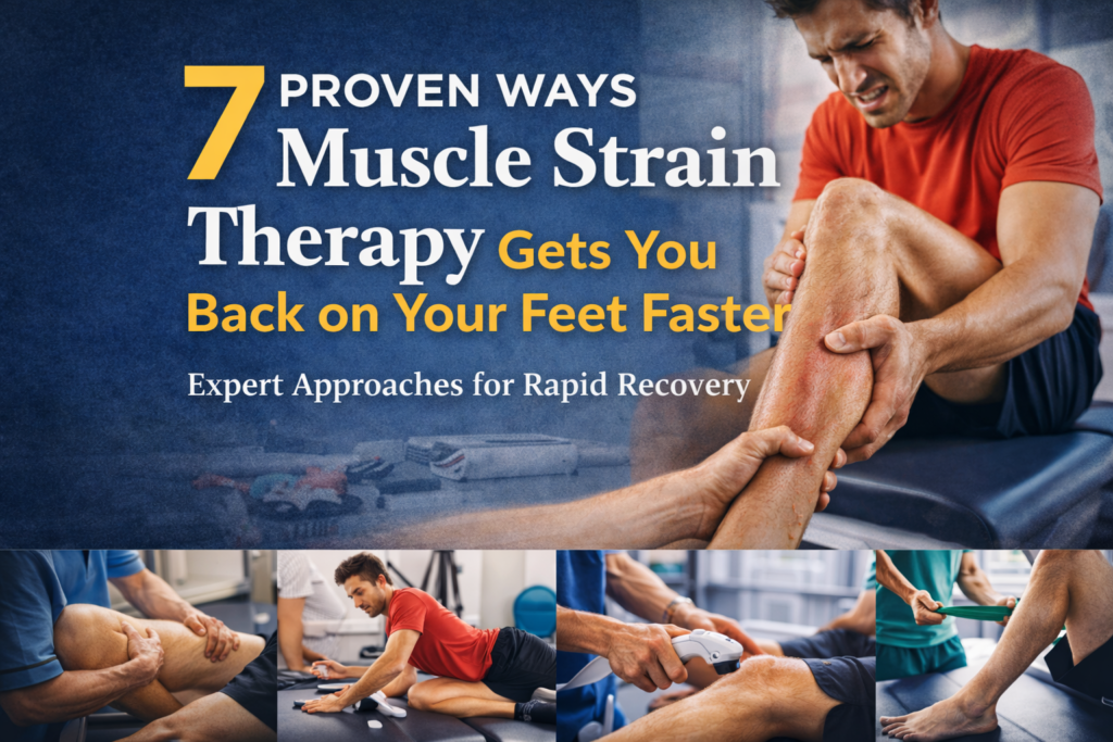 7 Proven Ways Muscle Strain Therapy Gets You Back on Your Feet Faster