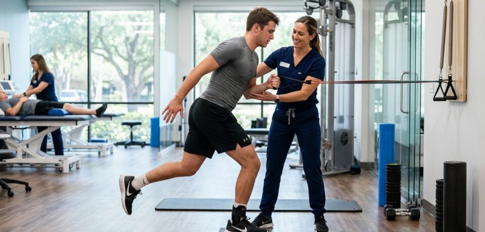 Inside a Sports Rehabilitation Center