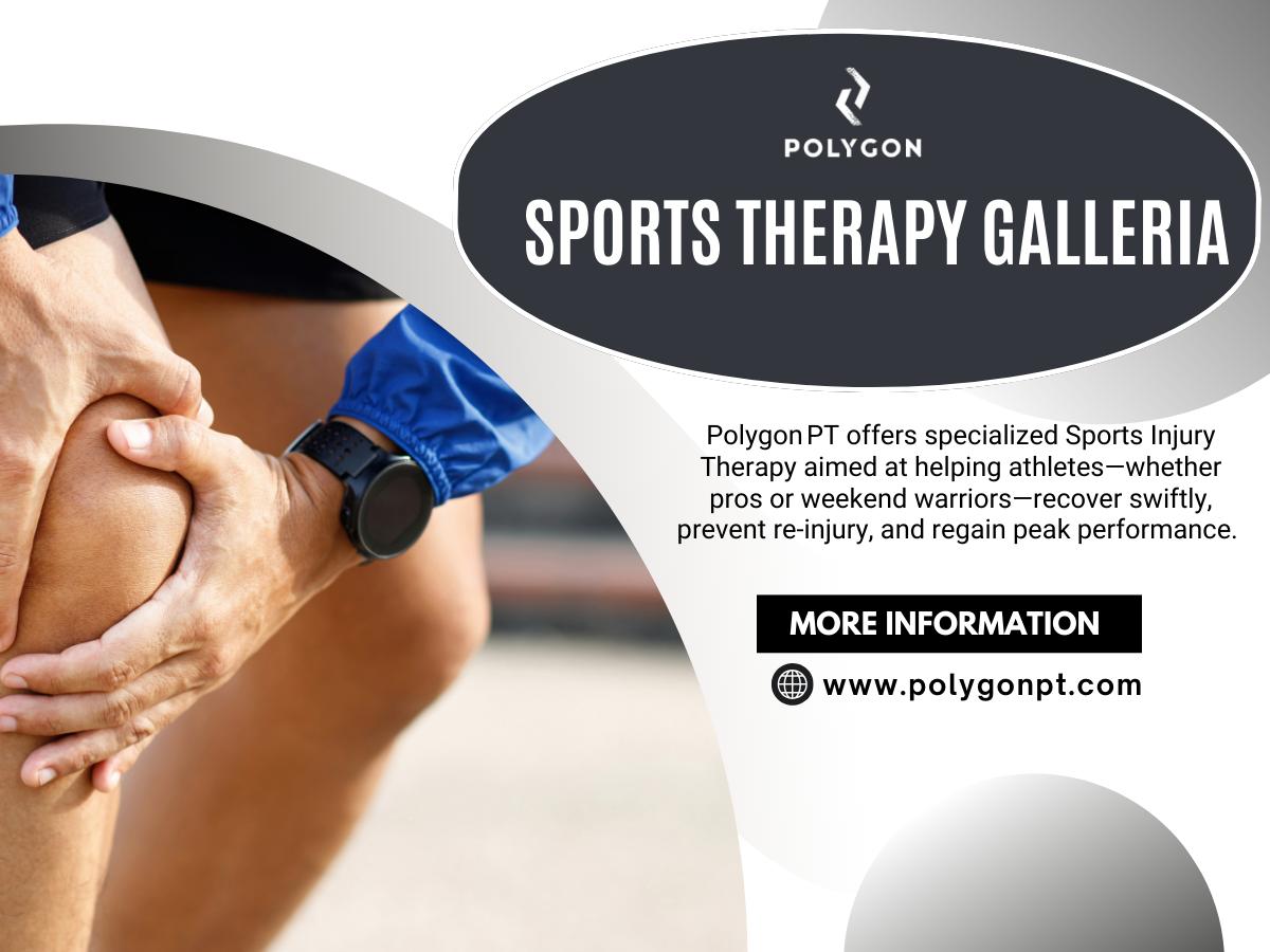 Athlete receiving physical therapy for sports injury in a rehabilitation gym